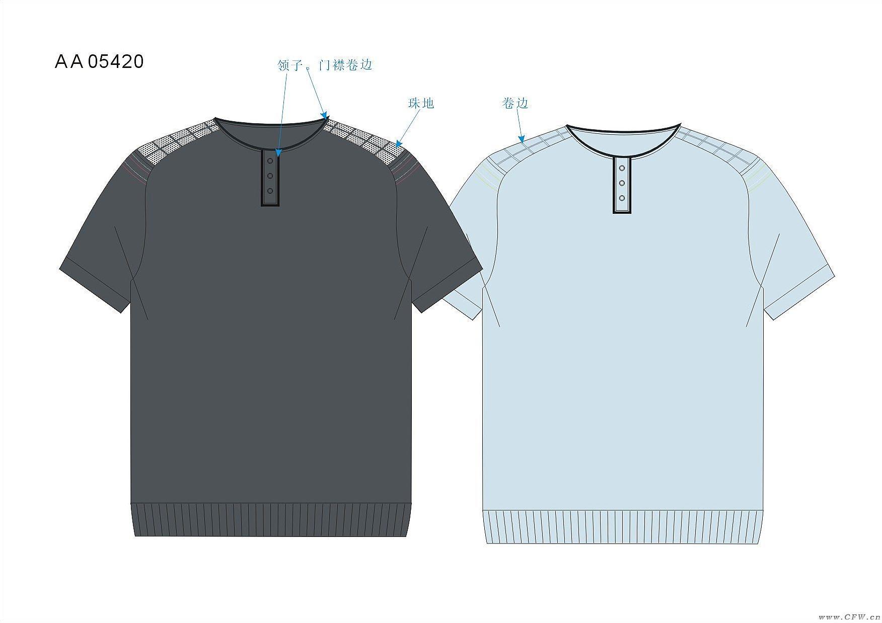 男裝休閑款夏裝圖稿-男裝設計-服裝設計