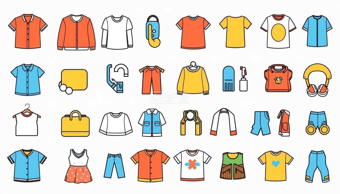 衣服圖標集