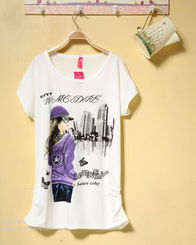新款休閑純棉白色小蝙蝠袖t恤22 廠家直銷 愛尚衣服飾