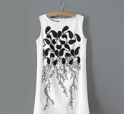 A55-07185 F.M.P【8001】歐美風新款黑色水墨