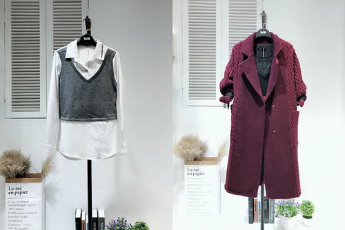 2018新款秋裝魅之女精品原創設計師品牌女裝搭配效果