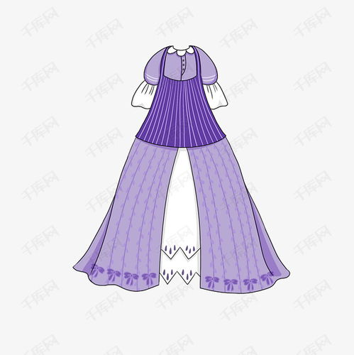 服飾公主裙卡通免扣素材圖片免費下載 千庫網